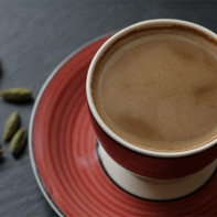 Foto av kaffe med kardemumma 2
