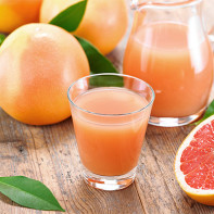 Foto af grapefrugt juice