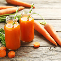 Снимка на сок от моркови
