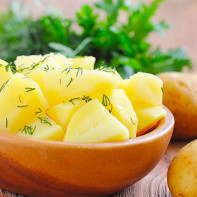 Fotografie z vařených brambor