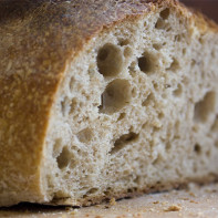 Fotografia chleba bez kvasníc 2
