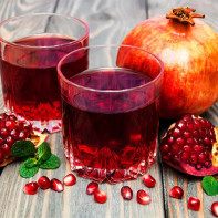 Photo of pomegranate juice
