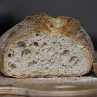 Fotografia chleba bez kvasníc 3