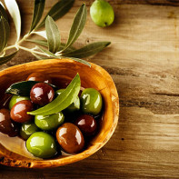 Photo d'olives et d'olives