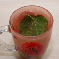Fotografie cu ceai din frunze de coacăz 3