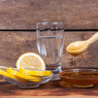 Photo d'eau avec du miel 2