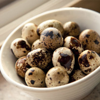 Photo of quail eggs