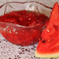 Foto av sylt från massan av vattenmelon 5