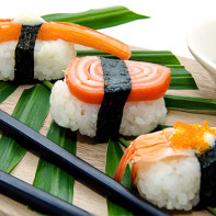 Rolos de foto e sushi 5