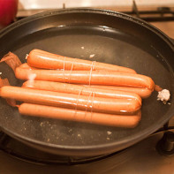 Photo of boiled sausages 4