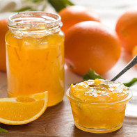 Fotografie z pomerančového džemu
