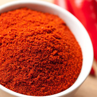 Kuva punaisesta jauhetusta pippurista