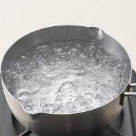 Photo of boiled water