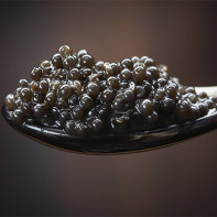 Foto de caviar preto 2