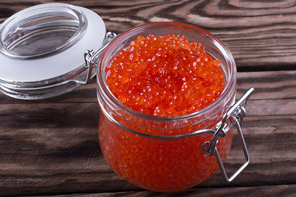 O que é útil caviar vermelho