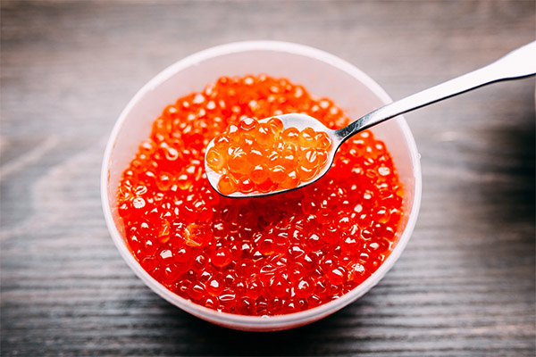 Röd kaviar i medicin
