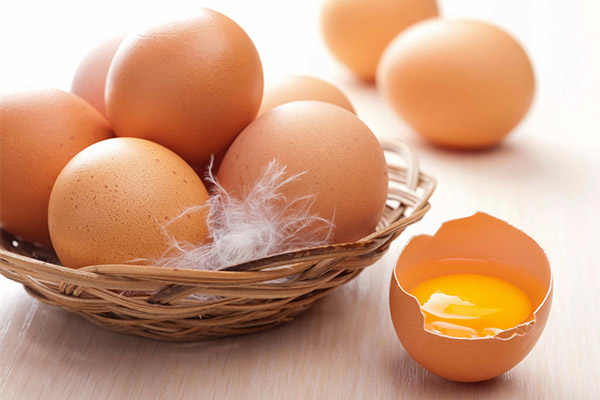 Výhody a poškození vajec