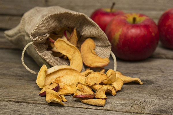 Comment et où conserver les pommes séchées