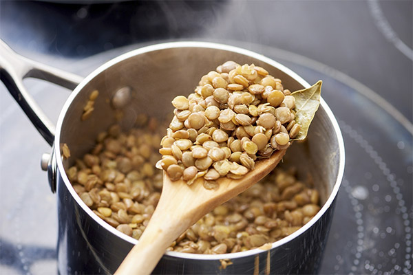 Cara memasak lentil untuk hiasan