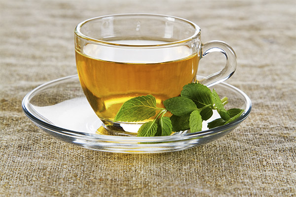 Fördelarna och skadorna på te med citronmeliss