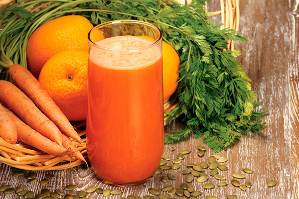 Les avantages du jus de carotte en combinaison avec d'autres jus