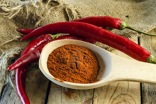 The use of red pepper in medicine