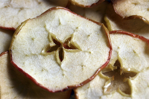 Pommes séchées en médecine