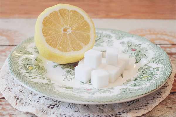 Co je užitečné citron s cukrem