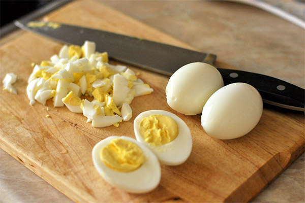 Vad kan kokas från kokta ägg