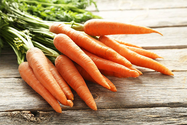 Fordelene og skadene ved gulerødder