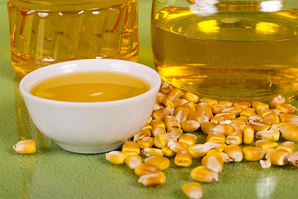 The use of corn oil in cooking