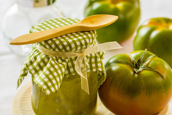 Grønn tomatsyltetøy