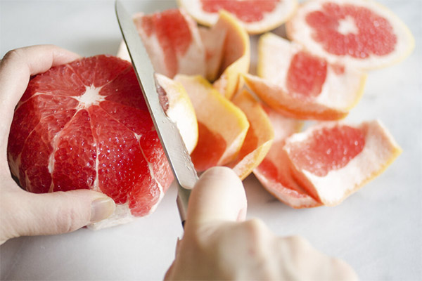 Jak loupat a sekat grapefruity