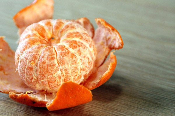 Cascas de tangerina