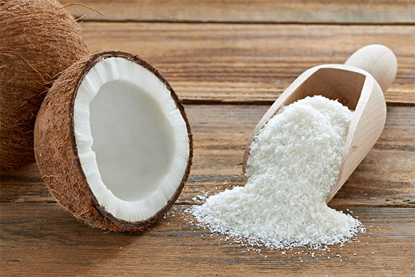 Výhody a poškození kokosu
