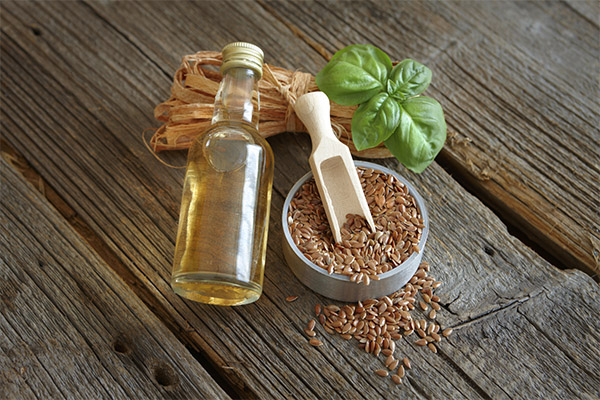 The use of flaxseed oil in cooking
