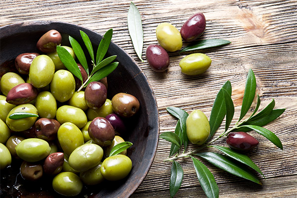 Výhody a poškodenie olív