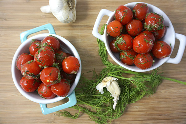 Die Vor- und Nachteile von gesalzenen Tomaten