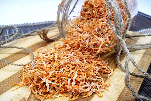 Cara mengeringkan wortel untuk teh