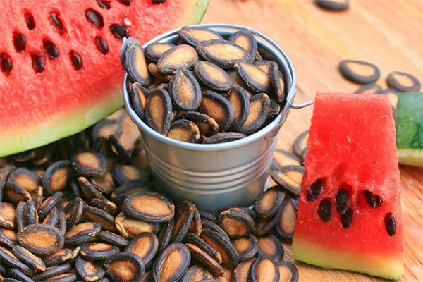 Výhody a poškození semen melounu