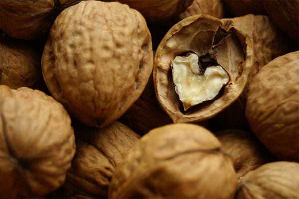 Výhody a škody na příčkách ořechu