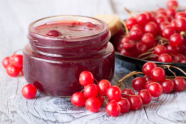 The benefits and harms of viburnum jam