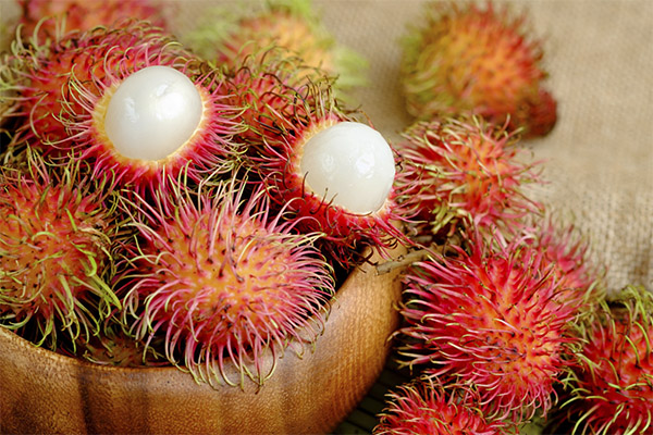 Användbara egenskaper hos rambutansk frukt