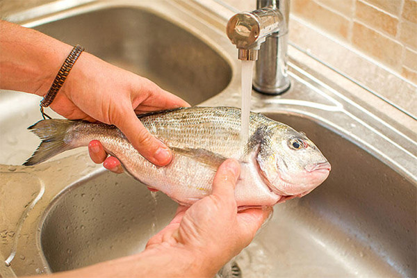 Как да размразявате риба във вода